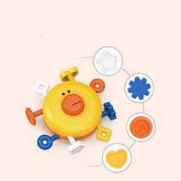 image-Baby Toys More Than 6 Months 8 Puzzle Early Education 0-1-3 Years Old Children Finger Training 7 Comfort 9 Newborn 2 Baby