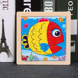 image-Children's Toy Educational Zodiac Wooden Puzzle