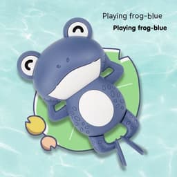 image-Baby Bath Toys Children Playing Water Small Yellow Duck Swimming Playing Water Little Duck Little Turtle