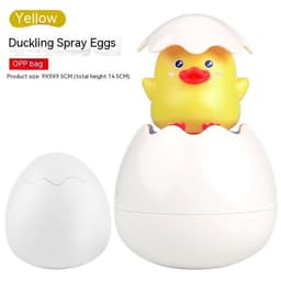 image-Baby Bath Toys Children Playing Water Small Yellow Duck Swimming Playing Water Little Duck Little Turtle