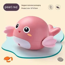 image-Baby Bath Toys Children Playing Water Small Yellow Duck Swimming Playing Water Little Duck Little Turtle
