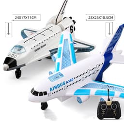 image-Remote Control Airplane Toy Model Electric Airliner Baby Anti-collision And Fall-proof Children's Airplane Toys