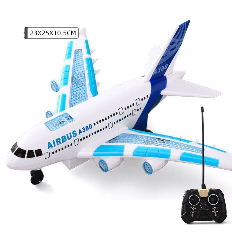 image-Remote Control Airplane Toy Model Electric Airliner Baby Anti-collision And Fall-proof Children's Airplane Toys