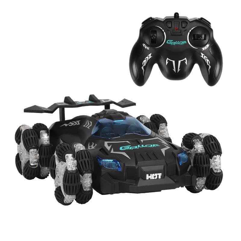 image-Drift Spray High Speed Music Light Remote Control Children's Electric Toy Car