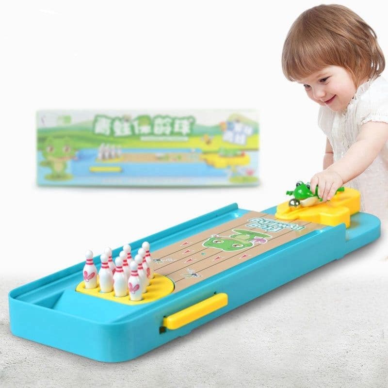image-Children's mini frog bowling educational toy