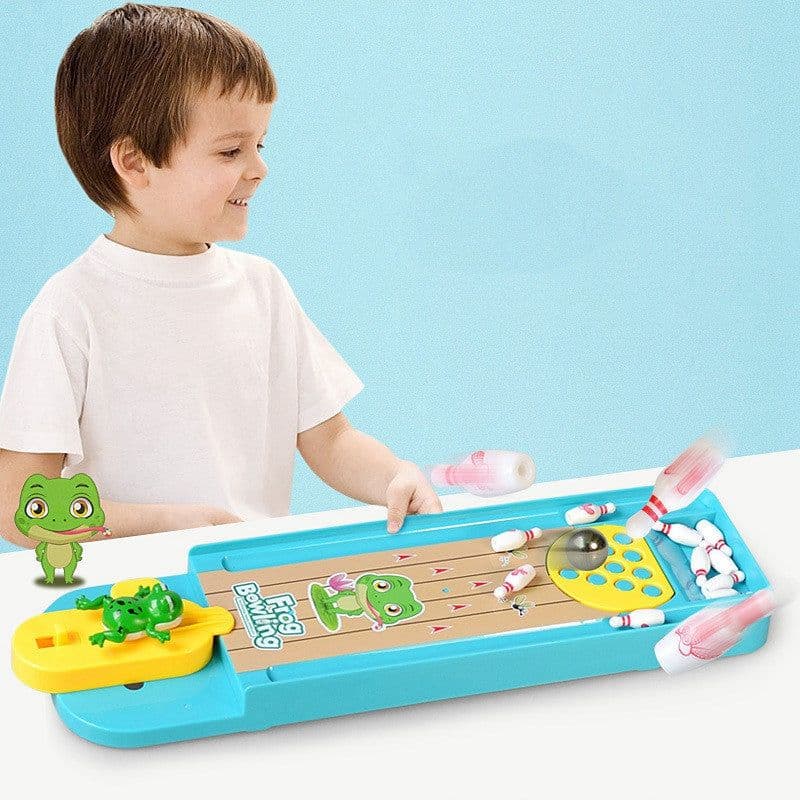 image-Children's mini frog bowling educational toy