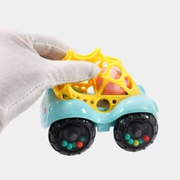 image-Bobo Car Baby Bell Grip Soft Toy Baby Teether Hand Catch Ball