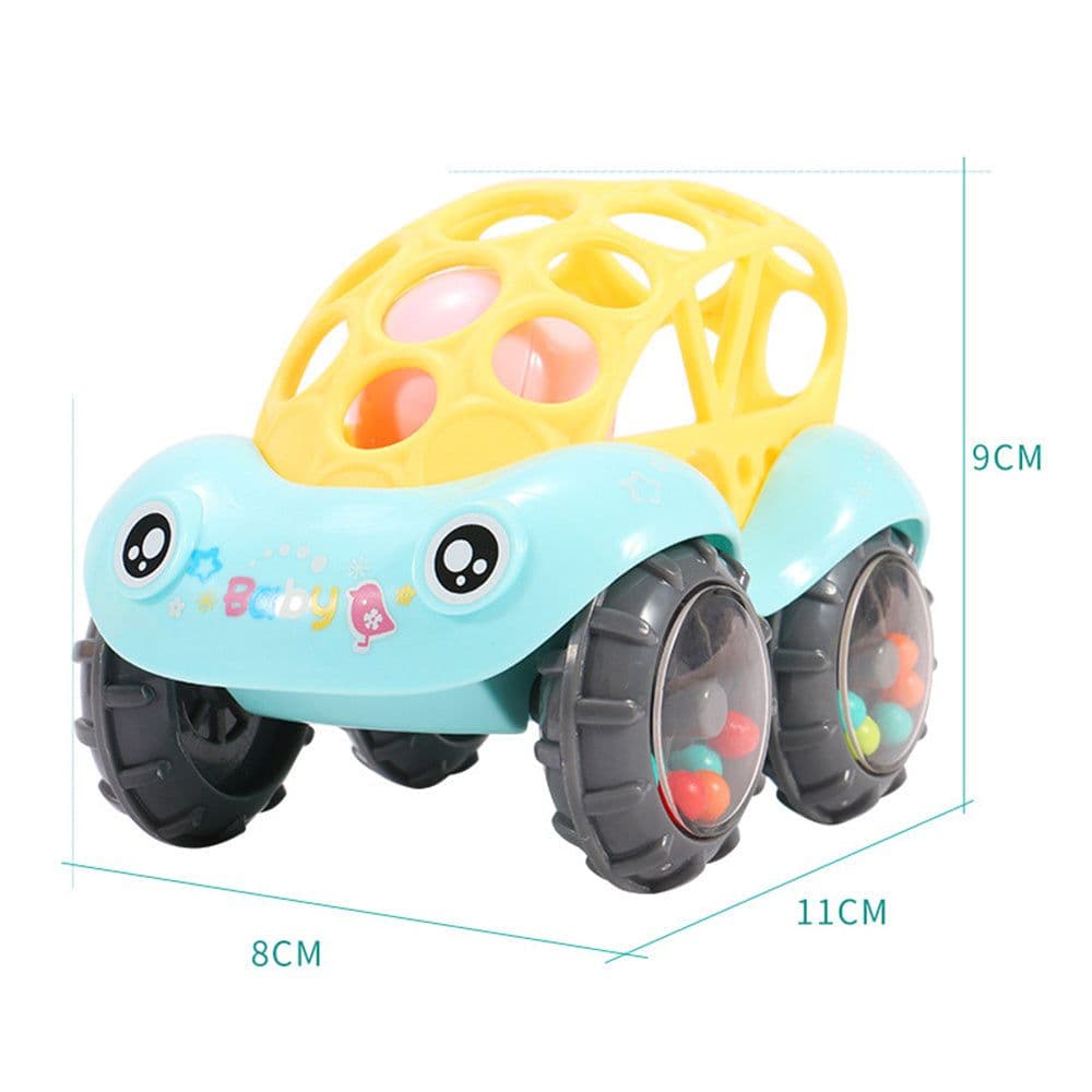 image-Bobo Car Baby Bell Grip Soft Toy Baby Teether Hand Catch Ball