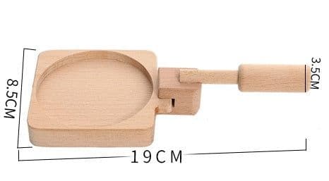 image-1-6 Years Old Solid Wood Wooden Simulation Microwave Oven Gas Stove Cooking Play House Toy