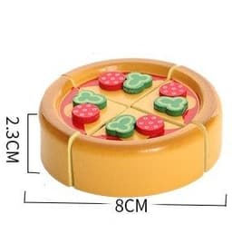 image-1-6 Years Old Solid Wood Wooden Simulation Microwave Oven Gas Stove Cooking Play House Toy