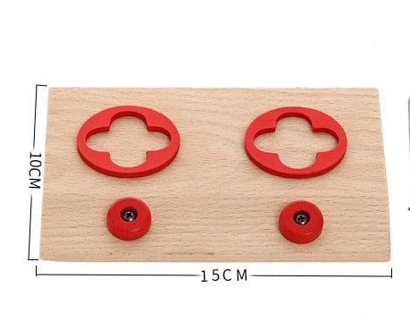 image-1-6 Years Old Solid Wood Wooden Simulation Microwave Oven Gas Stove Cooking Play House Toy