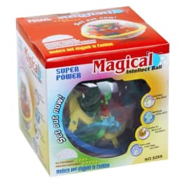 image-3D Magic Maze Ball 100 Levels Intellect Ball Rolling Ball Puzzle Game Learning Educational Toys Orbit Game