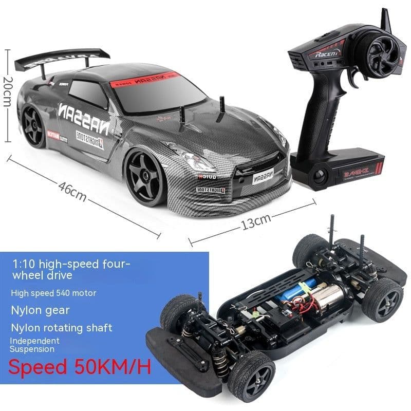 image-Drift Four-wheel Drive Remote Control Racing Car Wireless Children's Plastic Toys