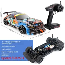 image-Drift Four-wheel Drive Remote Control Racing Car Wireless Children's Plastic Toys