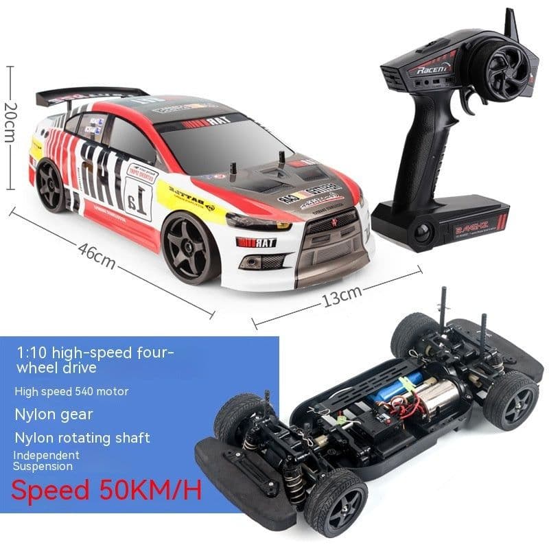 image-Drift Four-wheel Drive Remote Control Racing Car Wireless Children's Plastic Toys