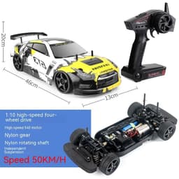 image-Drift Four-wheel Drive Remote Control Racing Car Wireless Children's Plastic Toys
