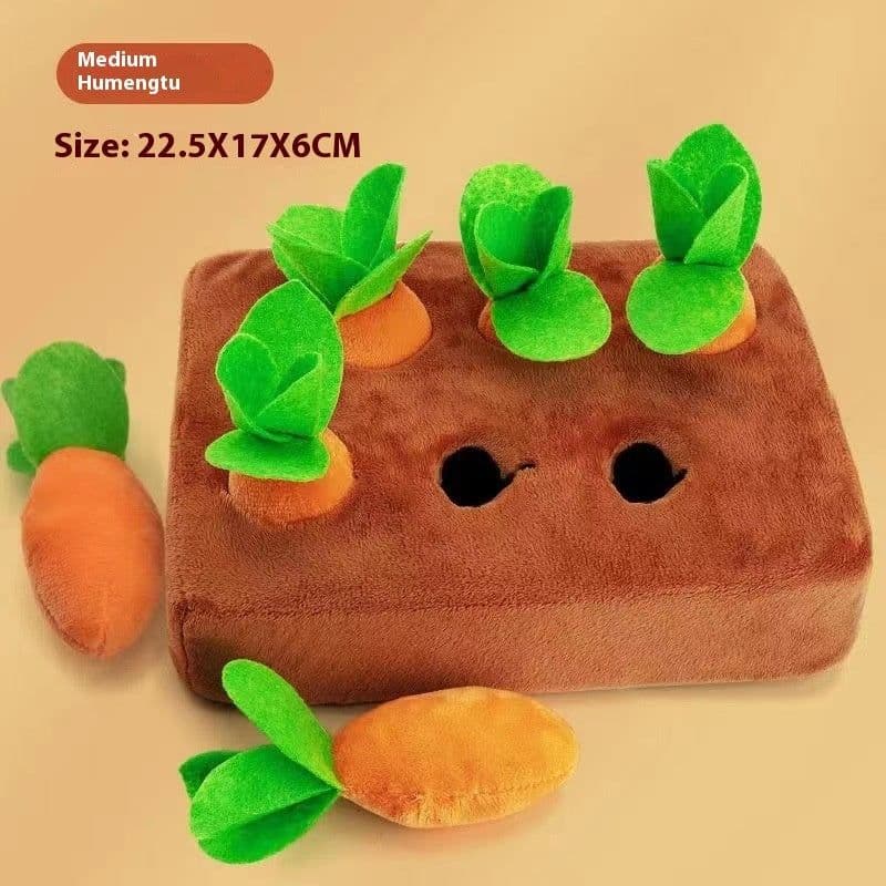 image-Creative Pulling Radishes Plush Toys