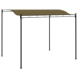 image-vidaXL Sunshade Awning 3x2.4 m Taupe 180 g/m?Color