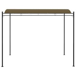 image-vidaXL Sunshade Awning 3x2.4 m Taupe 180 g/m?Color
