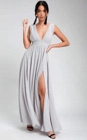 image-Women's Fashion Deep V Sleeveless Long Dress