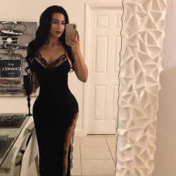 image-New Deep V Slit Dress