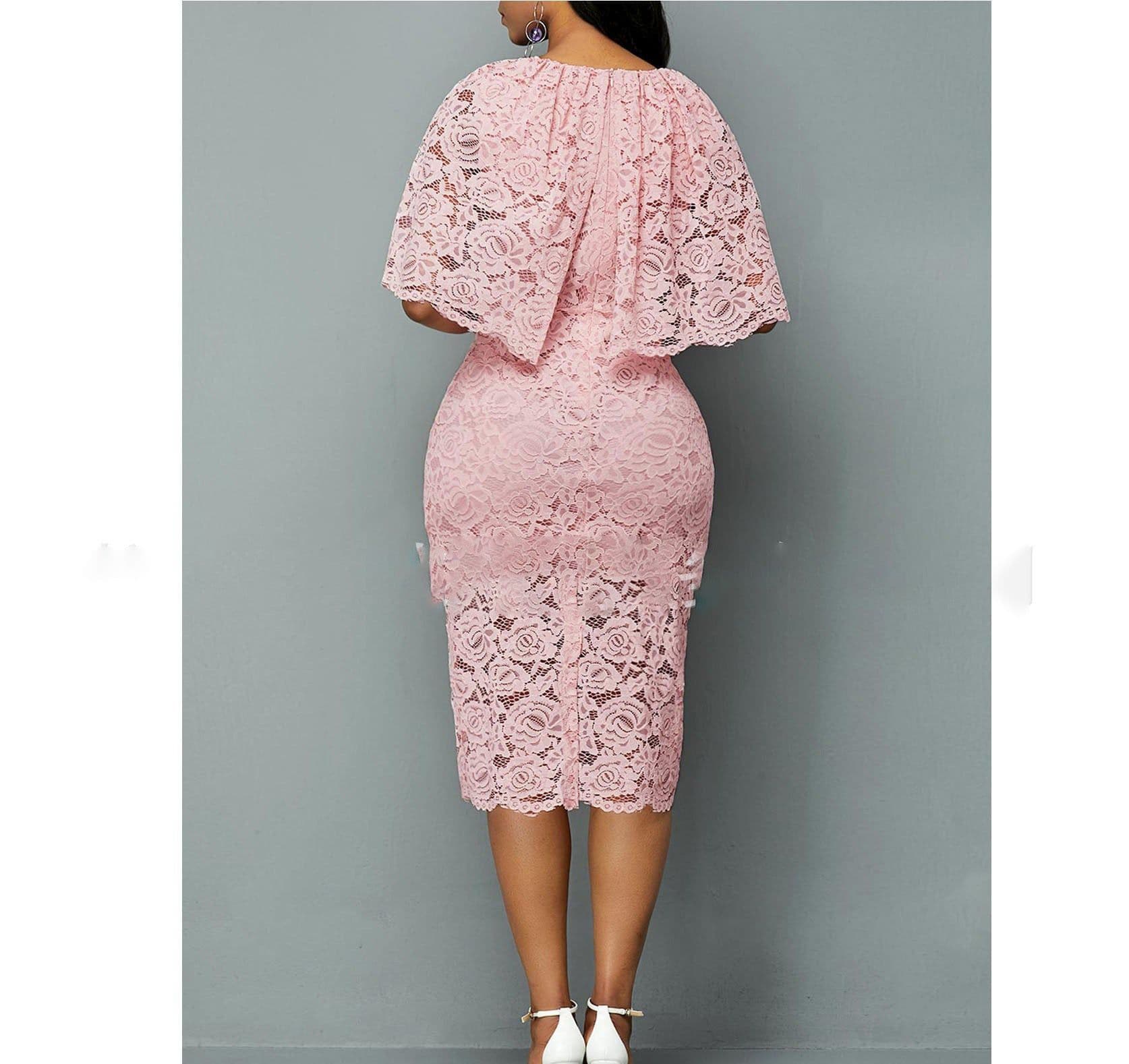 image-MD African Lace Dresses For Women Fashion New Africa Sexy Wedding Outfit 4XL 5XL Plus Size Maxi Dress Dashiki Ankara Robe