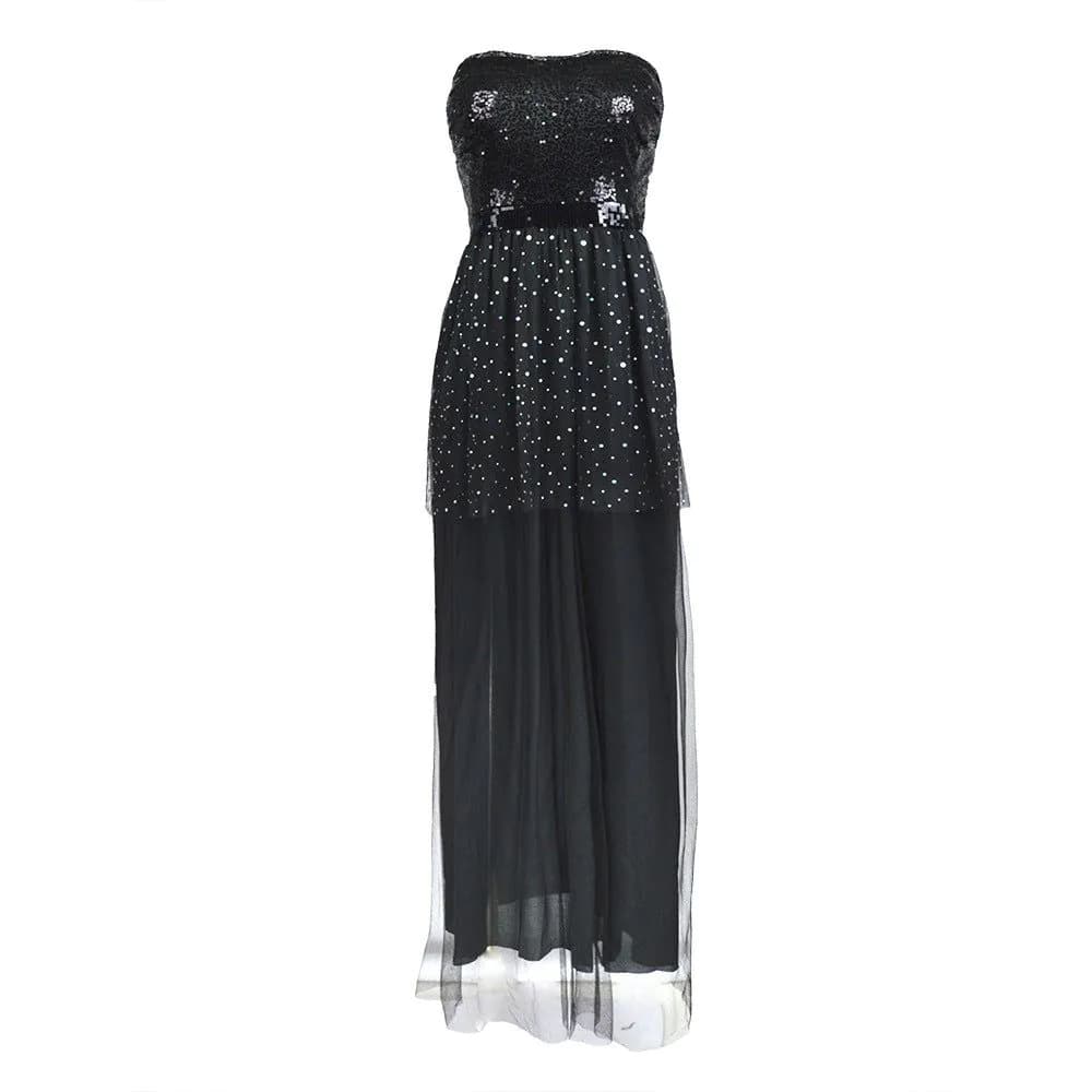 image-European and American sexy evening dress