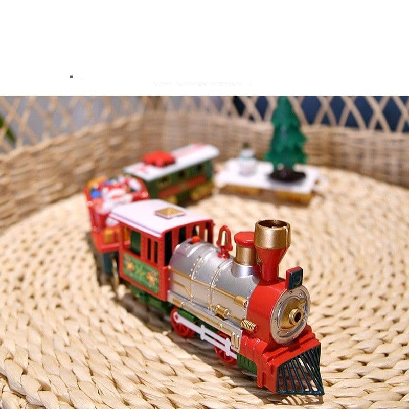 image-Children's Electric Educational Toys Christmas Train Baking