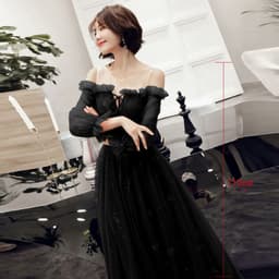 image-Female Party Red Toast Evening Dress