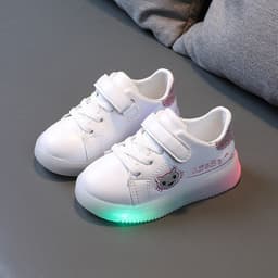image-Girls Fashion Casual Soft Sole Luminous Shoes