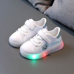 image-Girls Fashion Casual Soft Sole Luminous Shoes