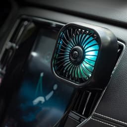 image-Car Fan Usb Air Outlet Small Fan Car Supplies Small Electric Fan