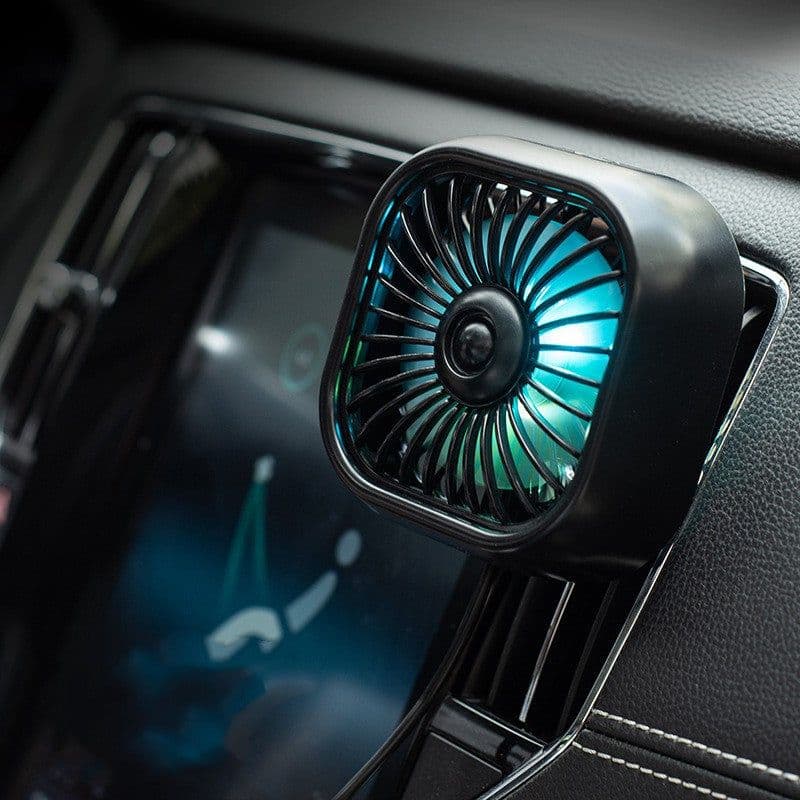 image-Car Fan Usb Air Outlet Small Fan Car Supplies Small Electric Fan