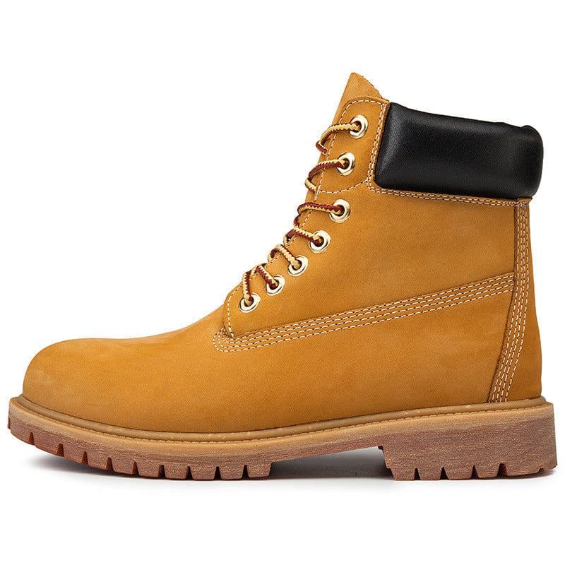 image-Women's Autumn And Winter High Top Work Boots Outdoor Fleece