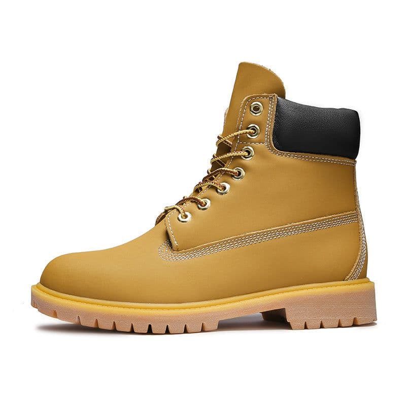 image-Women's Autumn And Winter High Top Work Boots Outdoor Fleece