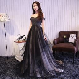 image-One-shoulder evening dress