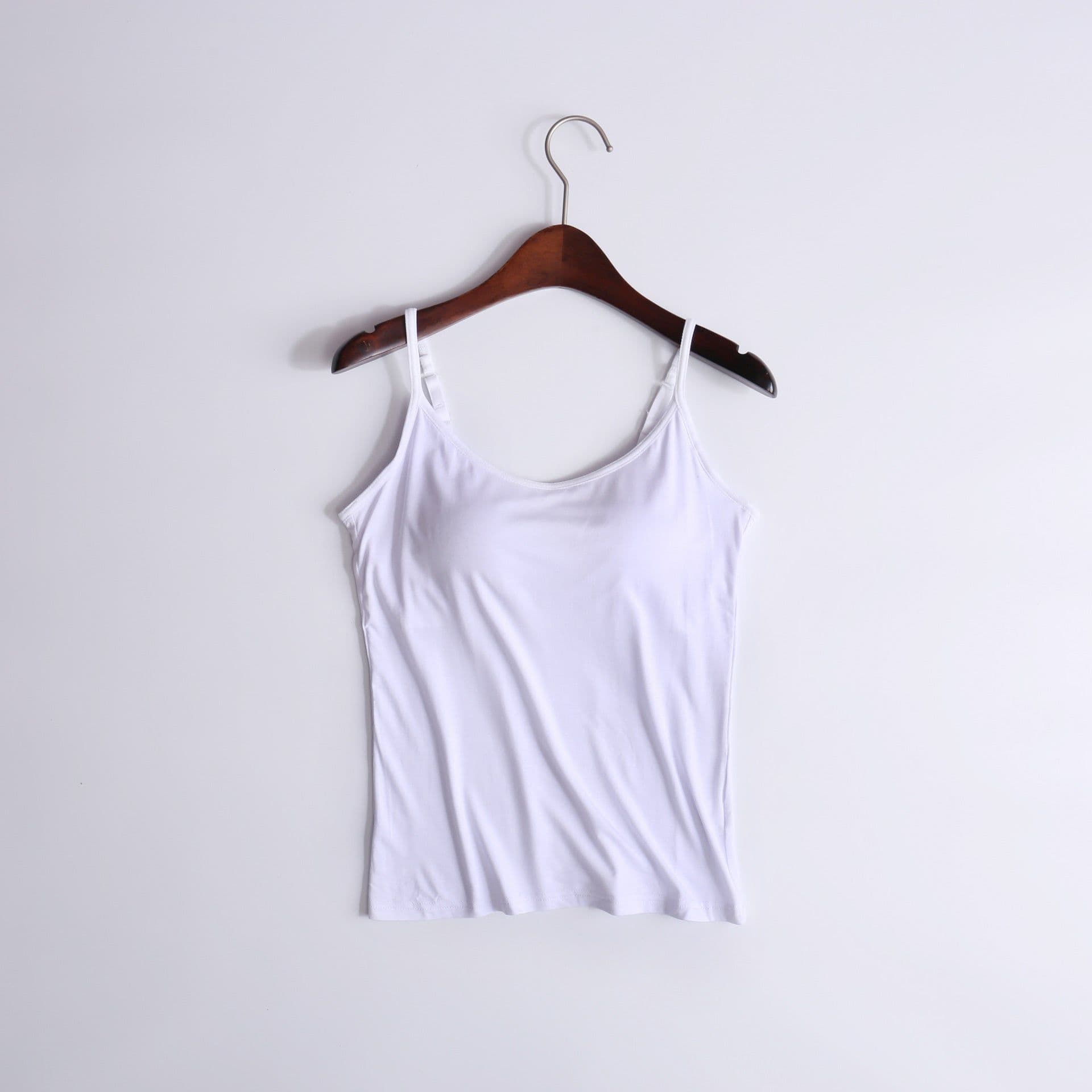 image-Beads Modal Camisole - Ai Green 6XL Slim Yoga