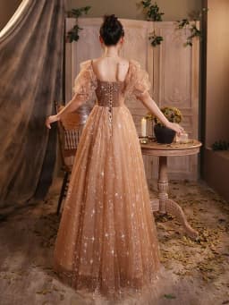 image-Banquet Host Long Pettiskirt French Evening Dress