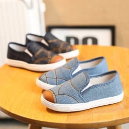 image-Fashion Personality Children's Denim Canvas Shoes