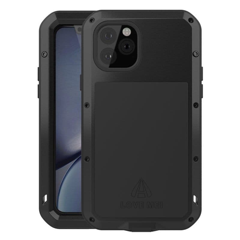 image-Suitable for Apple iPhone11ProMax three-proof mobile phone shell anti-drop pro silicone metal all-inclusive foreign trade new