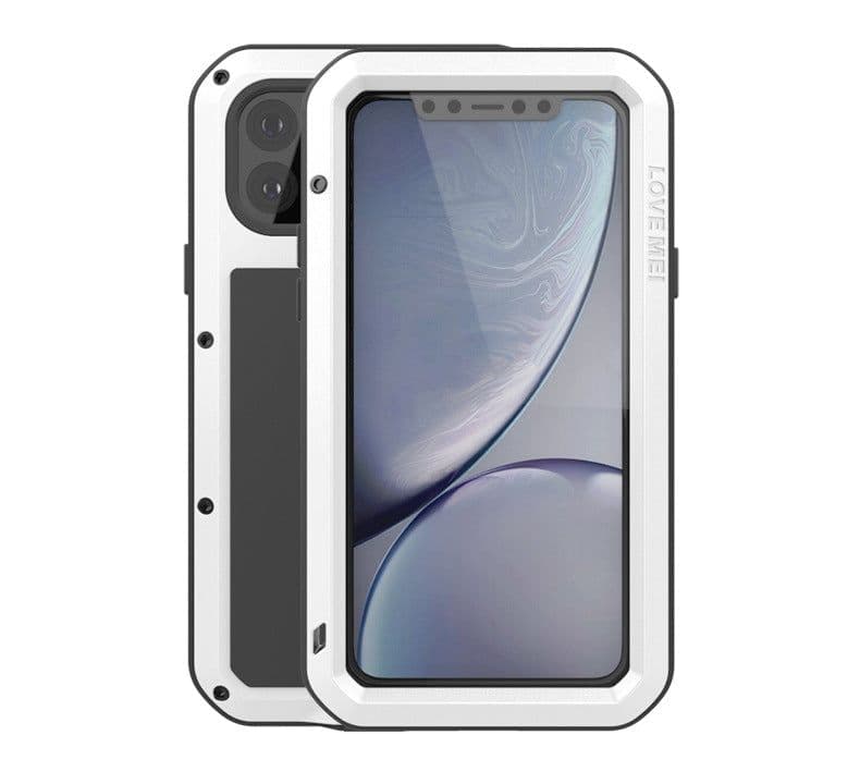 image-Suitable for Apple iPhone11ProMax three-proof mobile phone shell anti-drop pro silicone metal all-inclusive foreign trade new