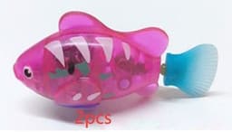 image-Cat Interactive Electric Fish Water Toy For Indoor Play Swimming Robot Fish Toys For Cat Dog Pet Baby Swimmer Bath Robofish Toys