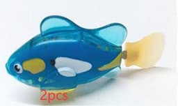 image-Cat Interactive Electric Fish Water Toy For Indoor Play Swimming Robot Fish Toys For Cat Dog Pet Baby Swimmer Bath Robofish Toys