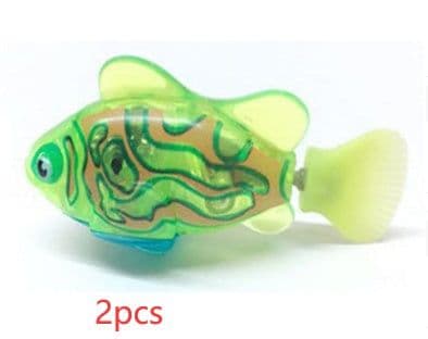 image-Cat Interactive Electric Fish Water Toy For Indoor Play Swimming Robot Fish Toys For Cat Dog Pet Baby Swimmer Bath Robofish Toys