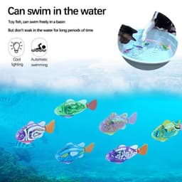 image-Cat Interactive Electric Fish Water Toy For Indoor Play Swimming Robot Fish Toys For Cat Dog Pet Baby Swimmer Bath Robofish Toys