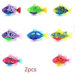 image-Cat Interactive Electric Fish Water Toy For Indoor Play Swimming Robot Fish Toys For Cat Dog Pet Baby Swimmer Bath Robofish Toys