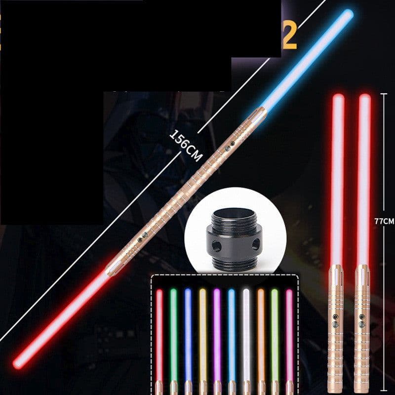 image-RGB Metal Light Up Saber Laser Sword Toys Light Saber Lightstick Children's Gifts