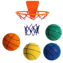 image-Silent High Density Foam Sports Ball Indoor Mute Basketball Soft Elastic Ball Children Sports Toy Games