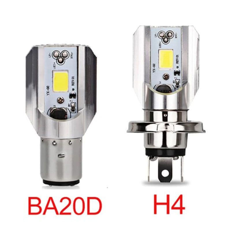 image-Motorcycle Led M4 Double Claw H6 Electric Vehicle Built-in Lights