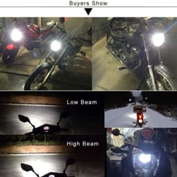 image-Motorcycle Led M4 Double Claw H6 Electric Vehicle Built-in Lights